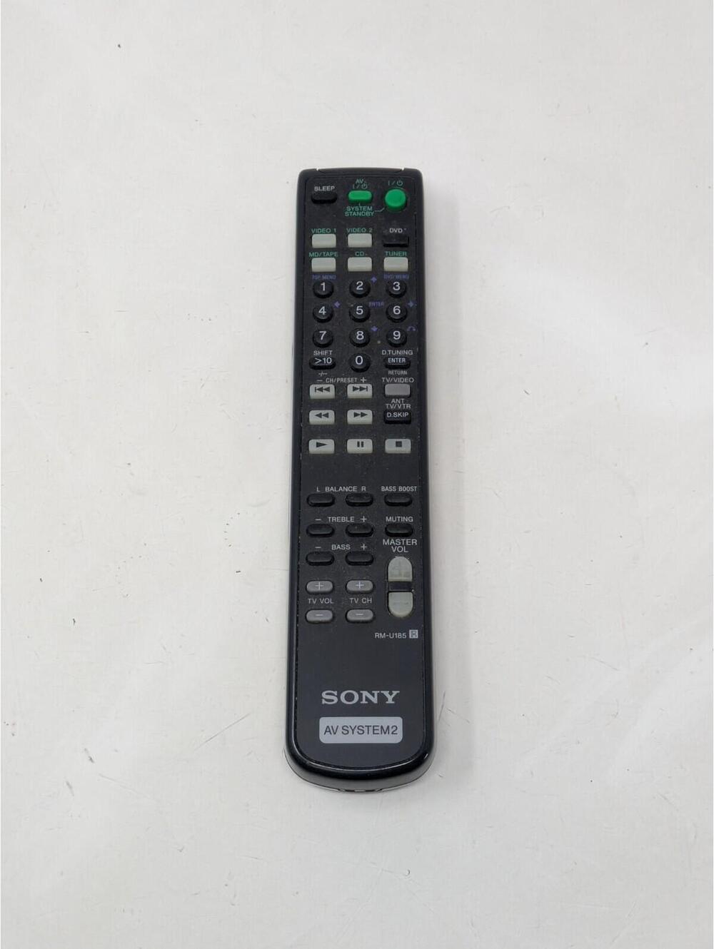 Sony RMU185 Remote Control for STR-DE197 STR-DE182 STR-DE185 Tested Works OEM